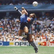 The Soccer Ball Used for Diego Maradona’s ‘Hand of God’ World Cup Goal Sells for $3.35 Million at Auction