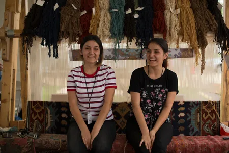 Sahkanush and Haykanush Stepanyan became experts at rugmaking while still teenagers.