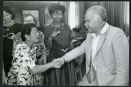 Photograph of Grayce Uyehara at the Ten Women in Leadership Conference, 1987 (AC1480-0000001, Grayce Uyehara Papers, Archives Center, National Museum of American History) 