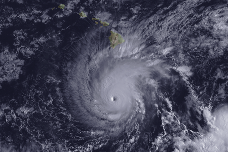Satellite Image of Hurricane Lane