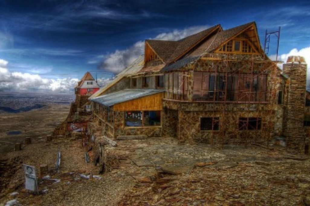 The lodge at Bolivia’s Chacaltaya Glacier
