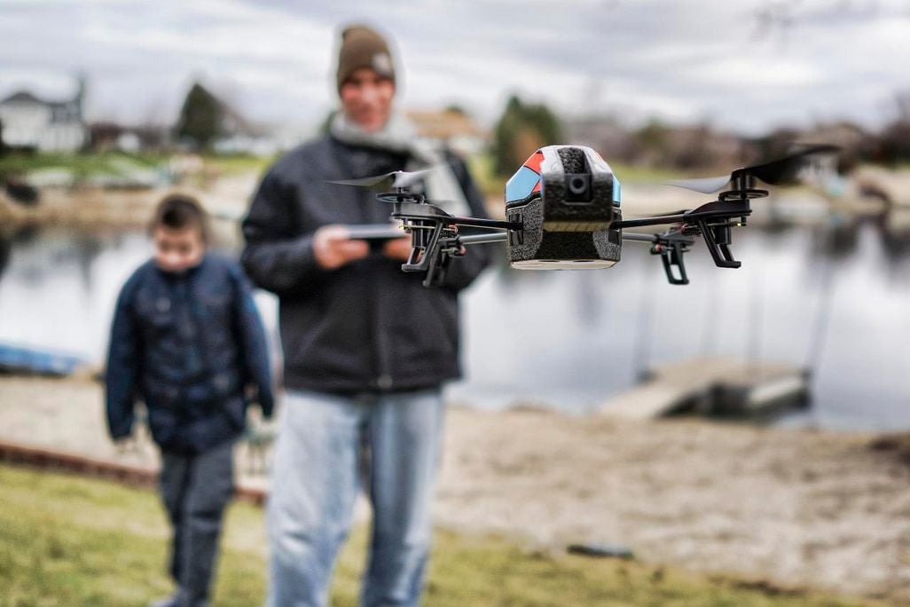 Drone in the park