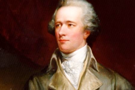 Alexander Hamilton, painted by John Trumbull, c. 1806