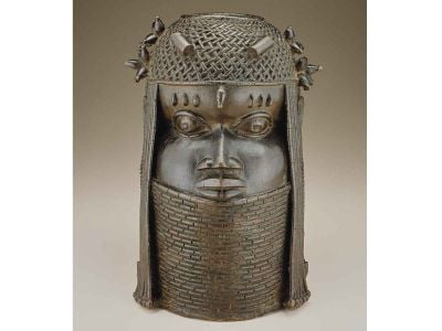 The Smithsonian has 39 of the Benin pieces in its collections, above:&nbsp;Commemorative head of a king, Edo artist, 18th century.