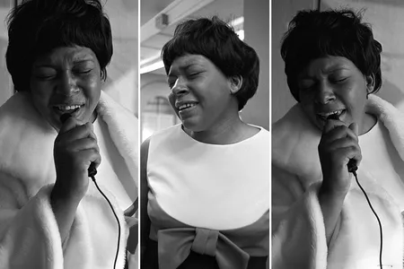 Images of Vickie Jones for the March 1969 Jet profile.