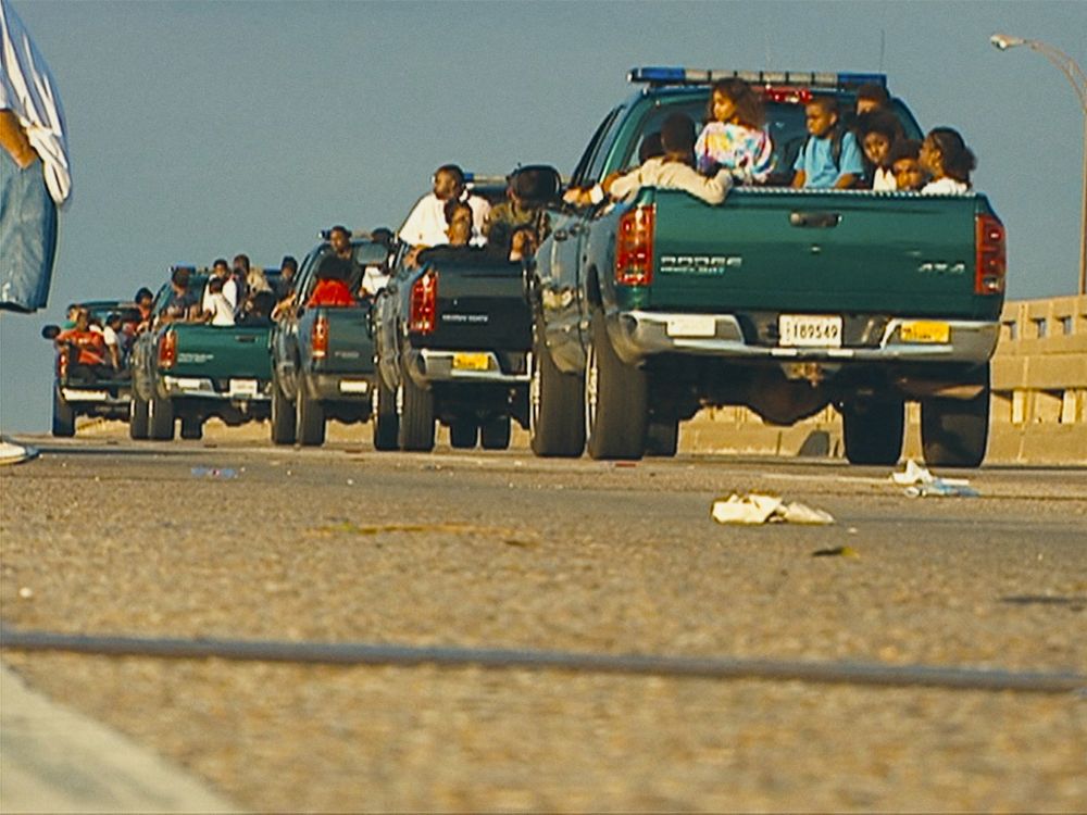 Children in trucks