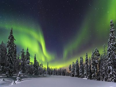 Northern Lights Over Finland: Helsinki and Lapland