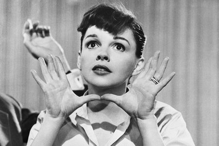 Judy Garland in a scene from A Star is Born.