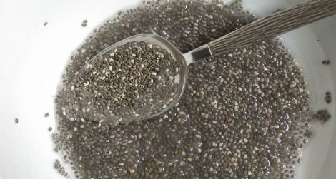 Combining chia seeds