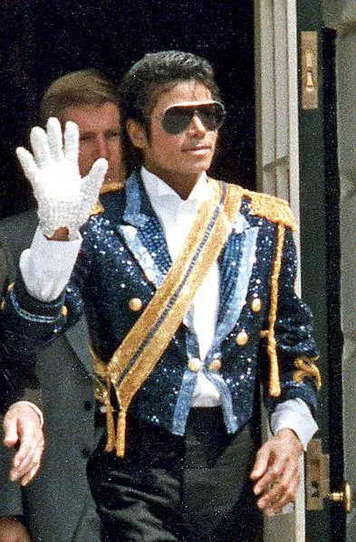 Michael Jackson visiting the White House, 1984