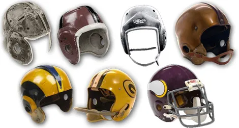 A chronology of NFL helmets