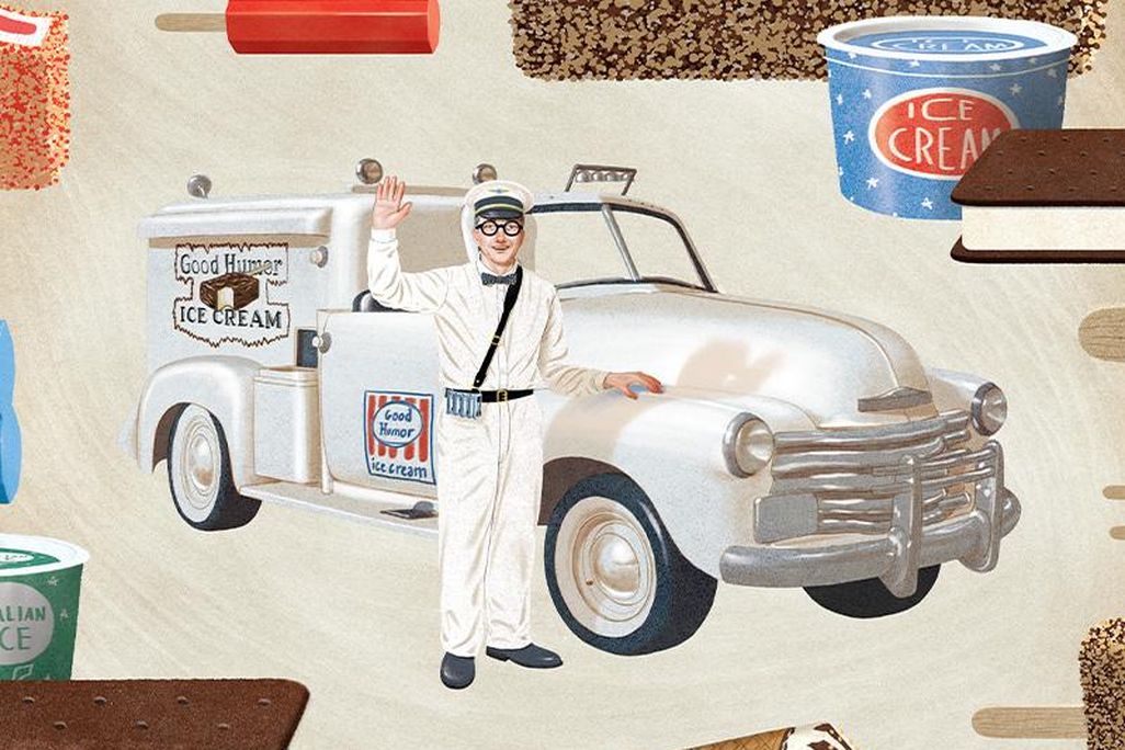 Illustration of classic Good Humor truck 