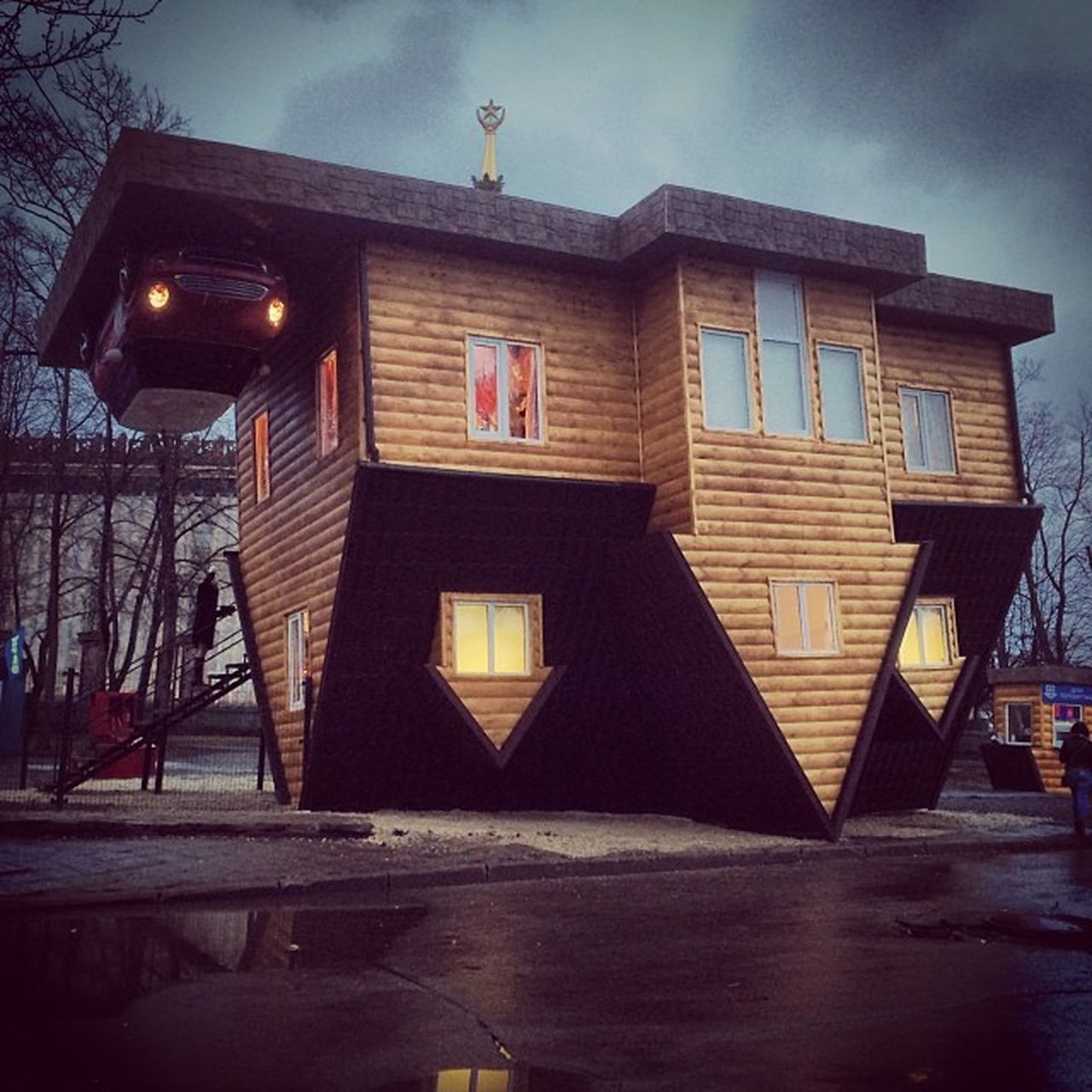 Upside Down House In Russia