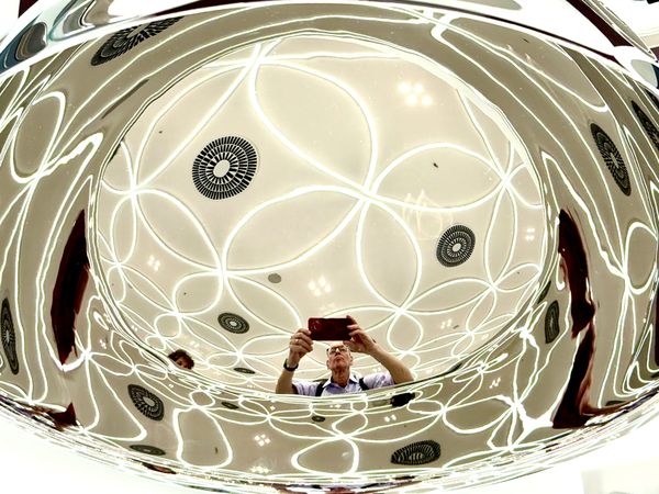 Self-portrait in a spoon. thumbnail