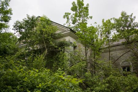 An abandoned building near the Chernobyl Nuclear Power Plant