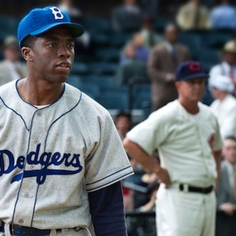 42,' With Chadwick Boseman as Jackie Robinson - The New York Times