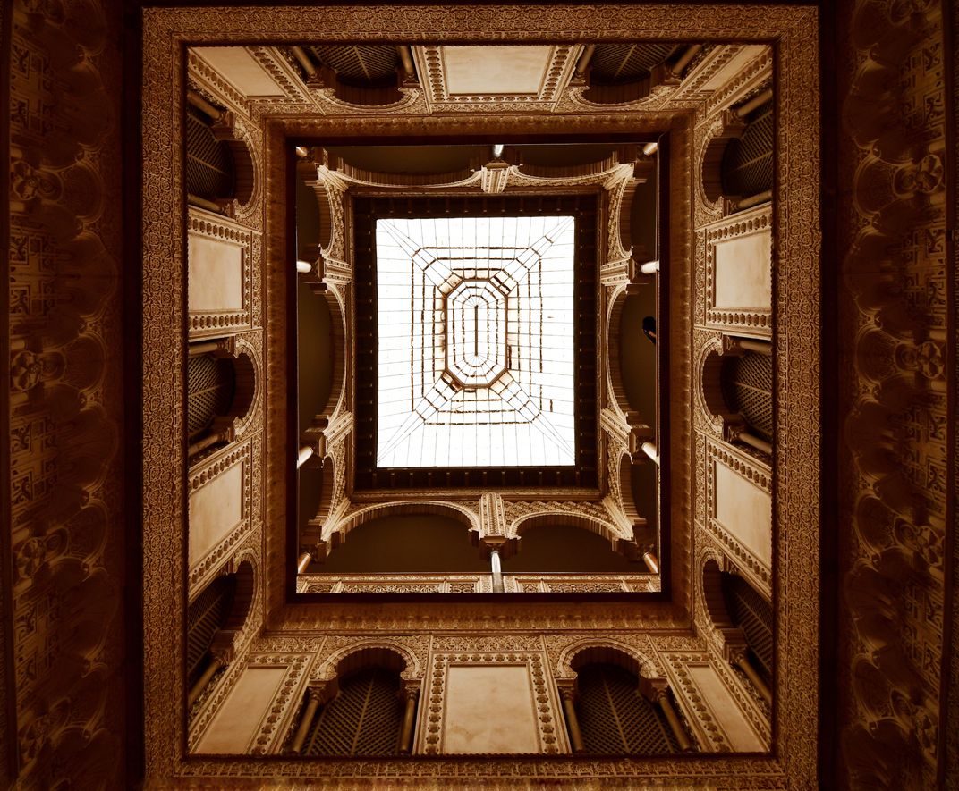 13 - The Courtyard of the Dolls within the Royal Alcázar of Sevilla was a private area of the palace, allegedly the site of a harem to the ruler Pedro I.