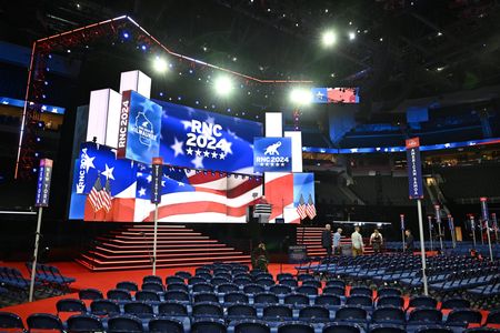 stage at the 2024 Republican National Convention