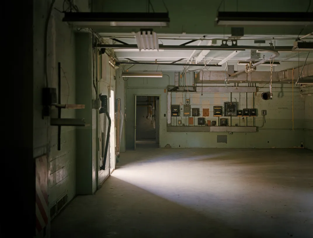 GUN SITE - interior of research building