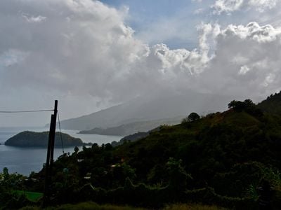 La Soufrière volcano erupted less than 24 hours after evacuation orders were given on Saint Vincent Island. 