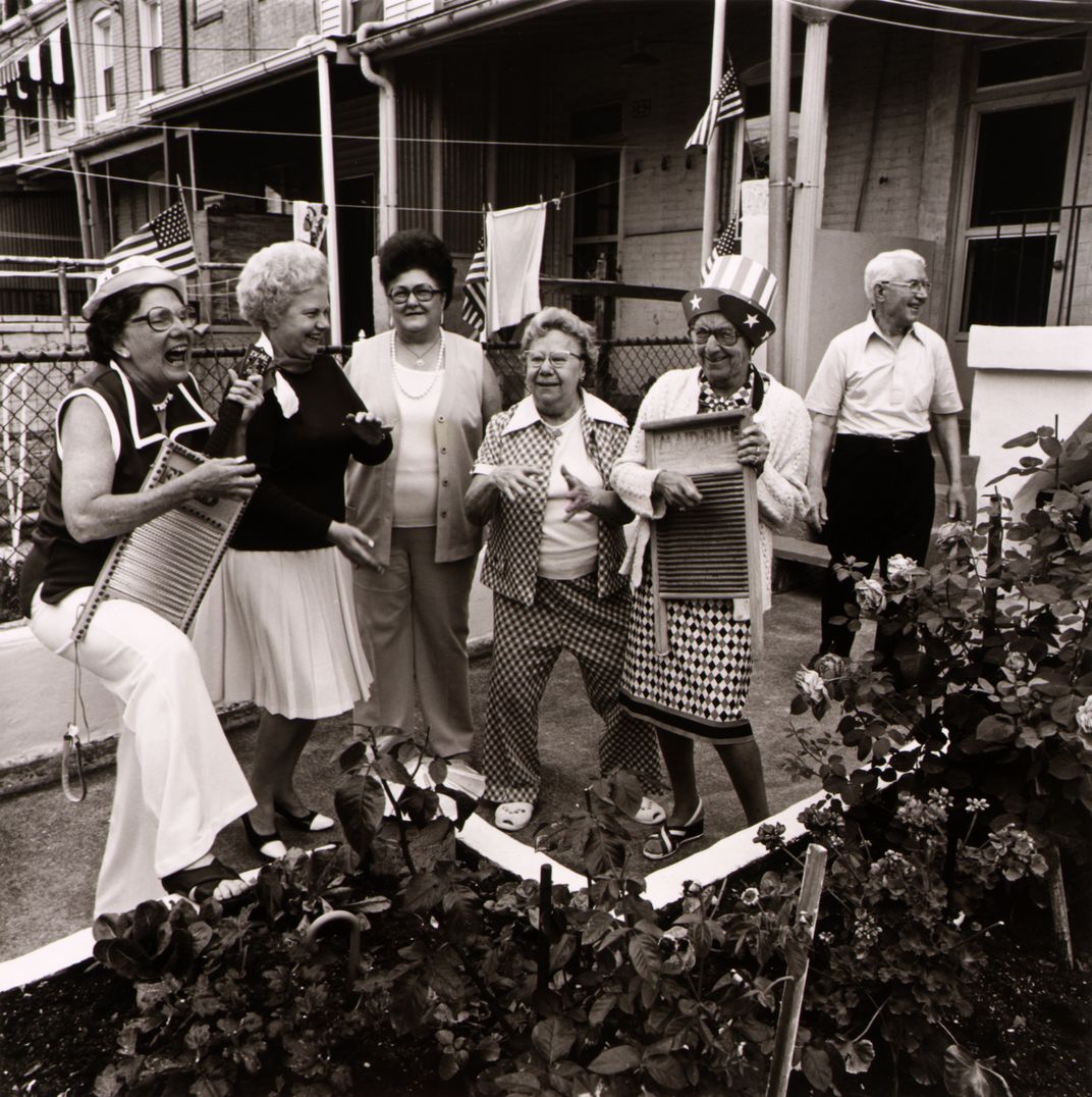 Fourth of July celebration, unit block of North Curley Street—a 23-year tradition, Joan Clark Netherwood