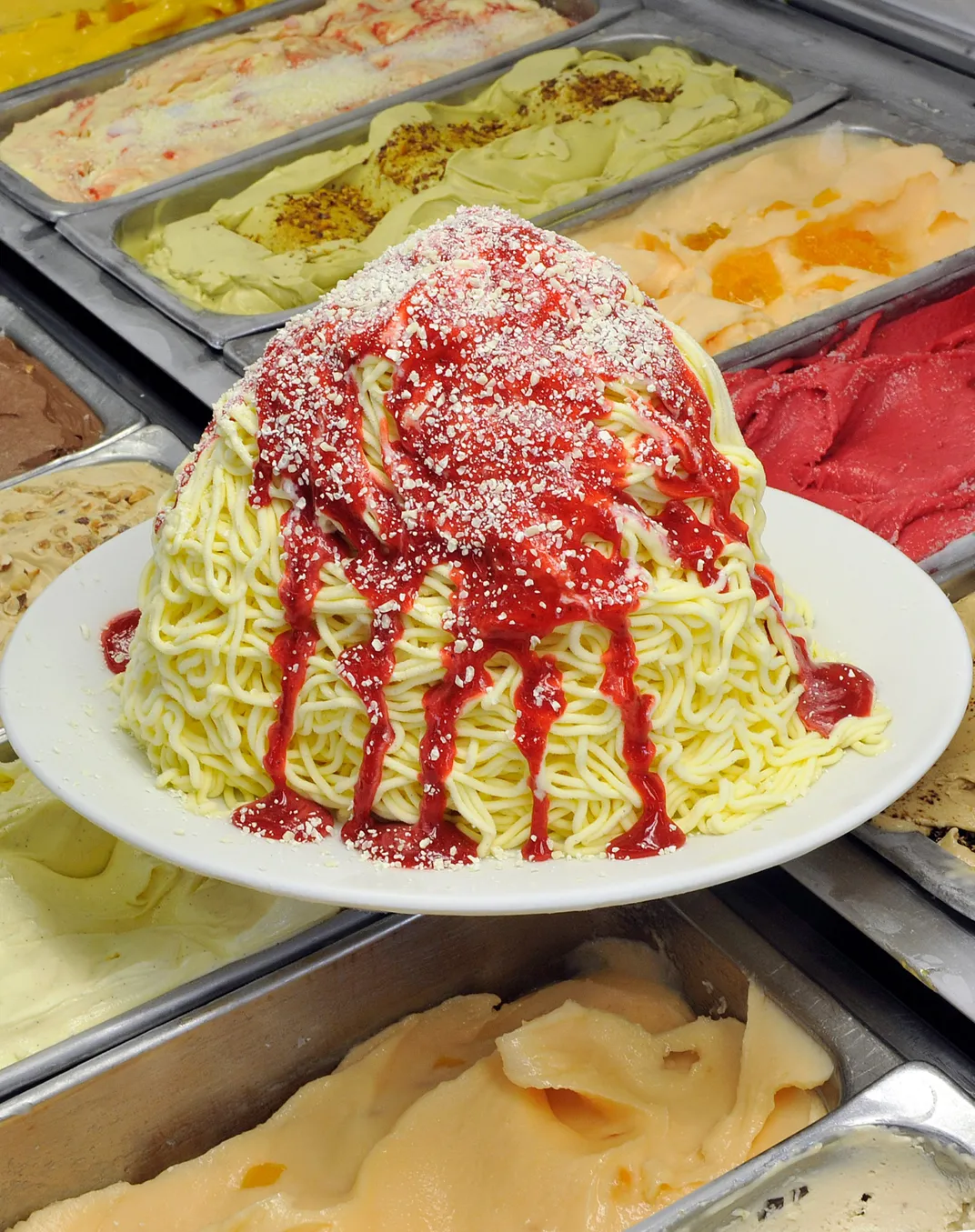 Dario Fontanella's spaghetti eis