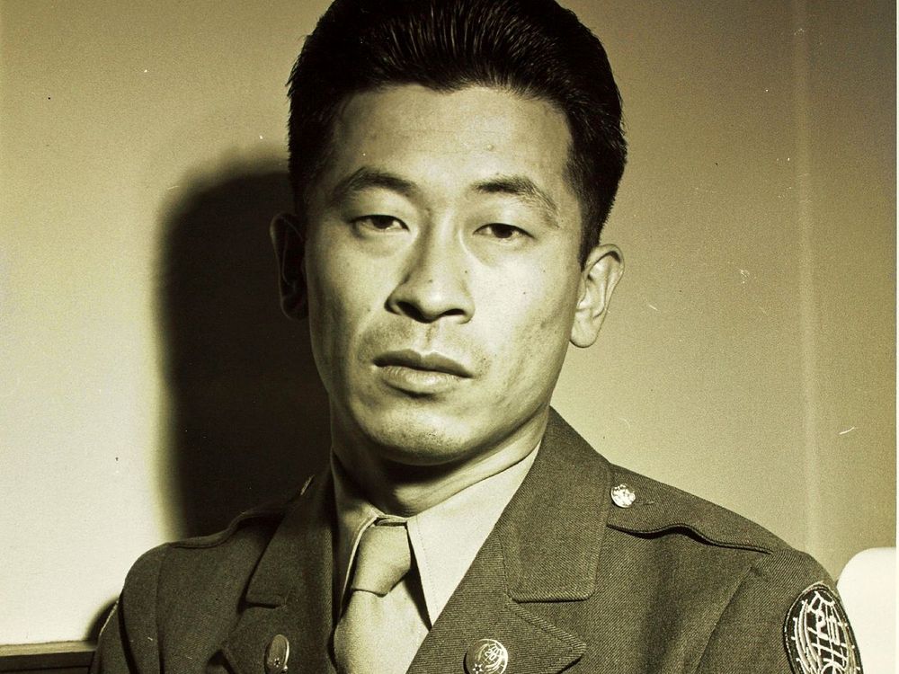 U.S. Army Air Force technical sergeant Ben Kuroki, who served in the Europe and Pacific theaters during World War II.