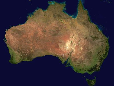 Australia may look peaceful from space, but it is anything but static. 