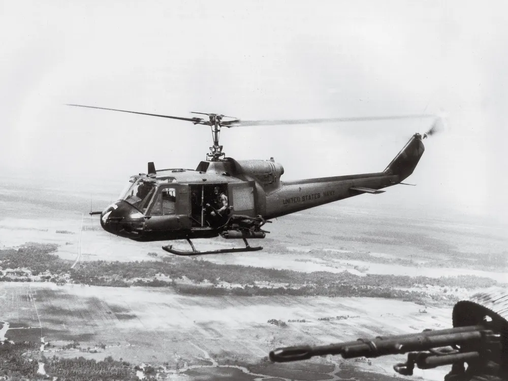 Two Bell UH-1Bs