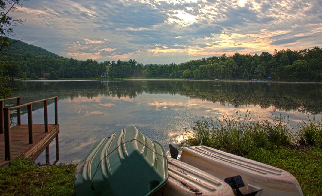 Sunrise at Lake Agmar, White Haven, PA Smithsonian Photo Contest