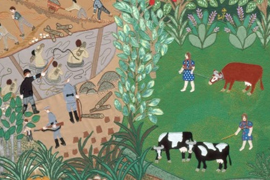 Esther Nisenthal Krinitz' fabric