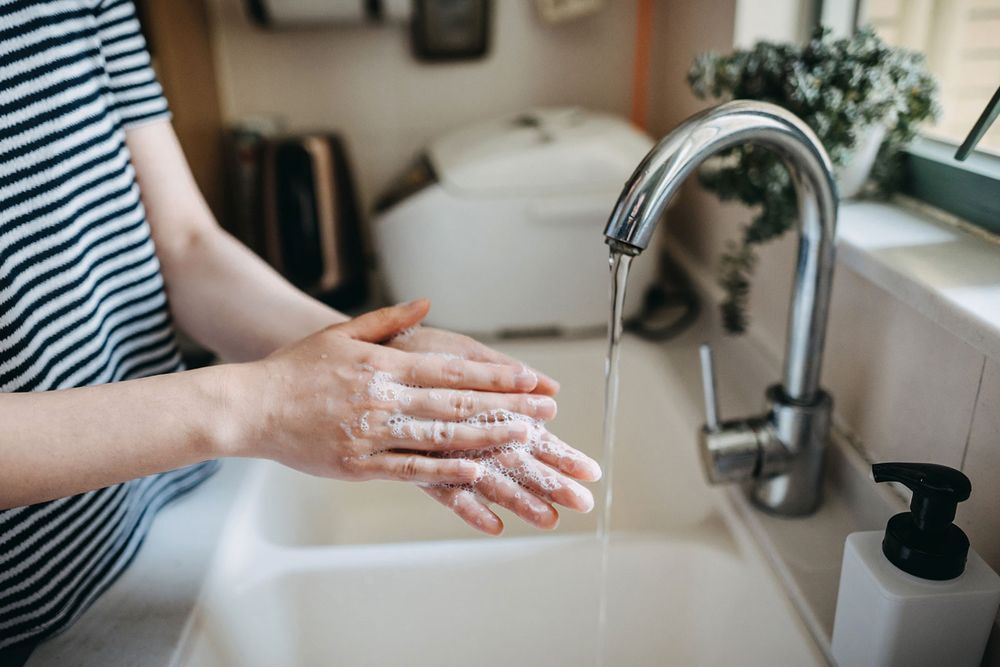 Hands Being Washed