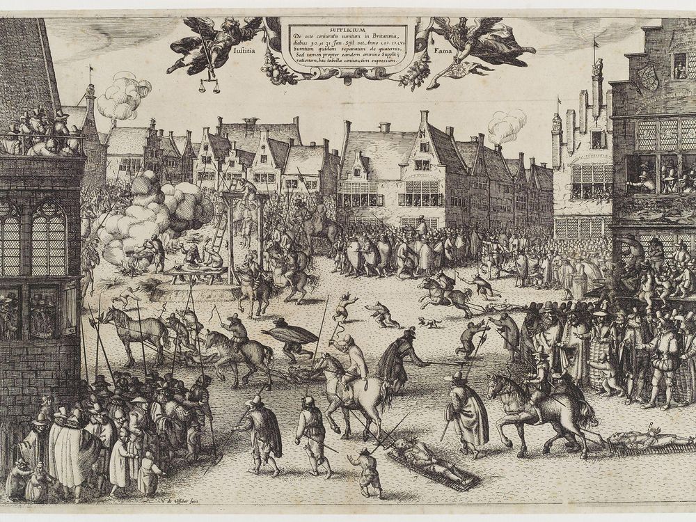 The execution of Guy Fawkes