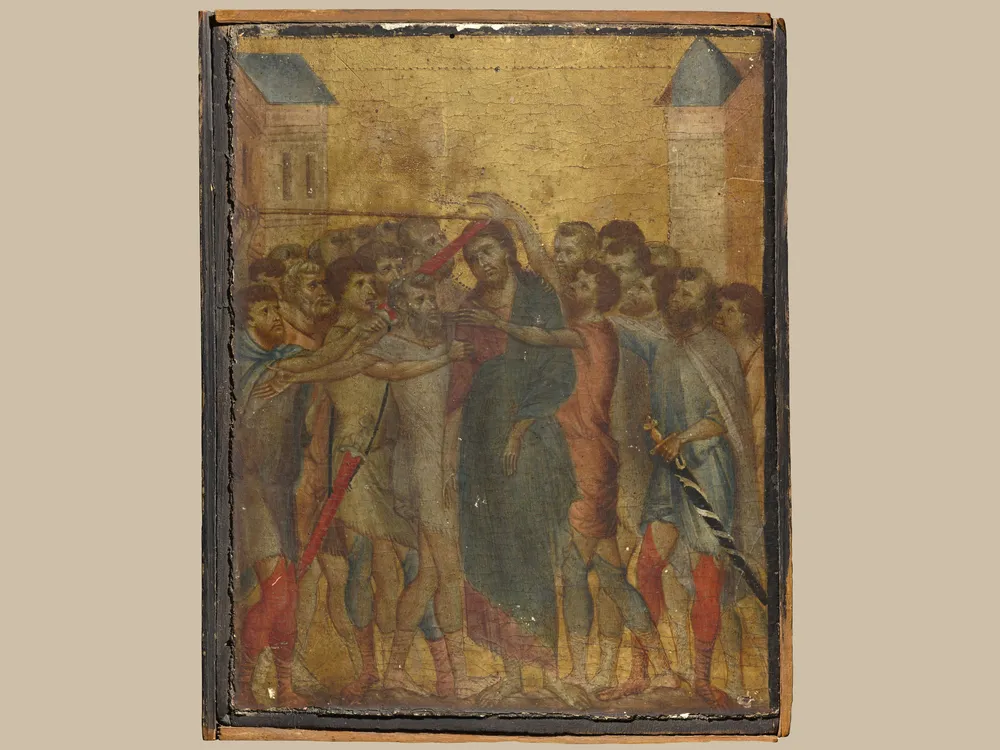 Cimabue, Christ Mocked