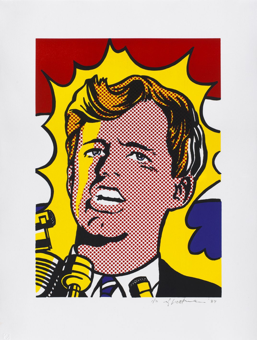 Robert F. Kennedy by Roy Lichtenstein