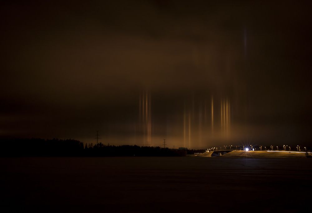 light pillars