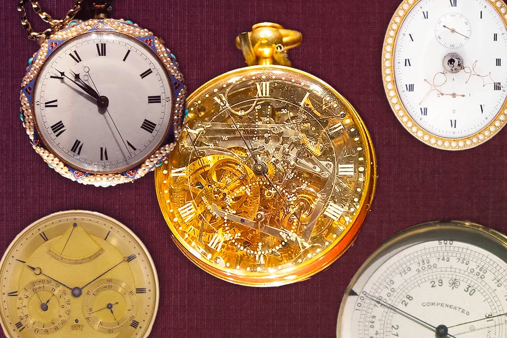 Illustration of clocks from the Museum for Islamic Art's collection