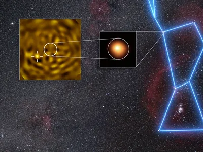 New Images Provide the Best Evidence Yet That Supergiant Star Betelgeuse Does, Indeed, Have a Long-Theorized Stellar Companion image