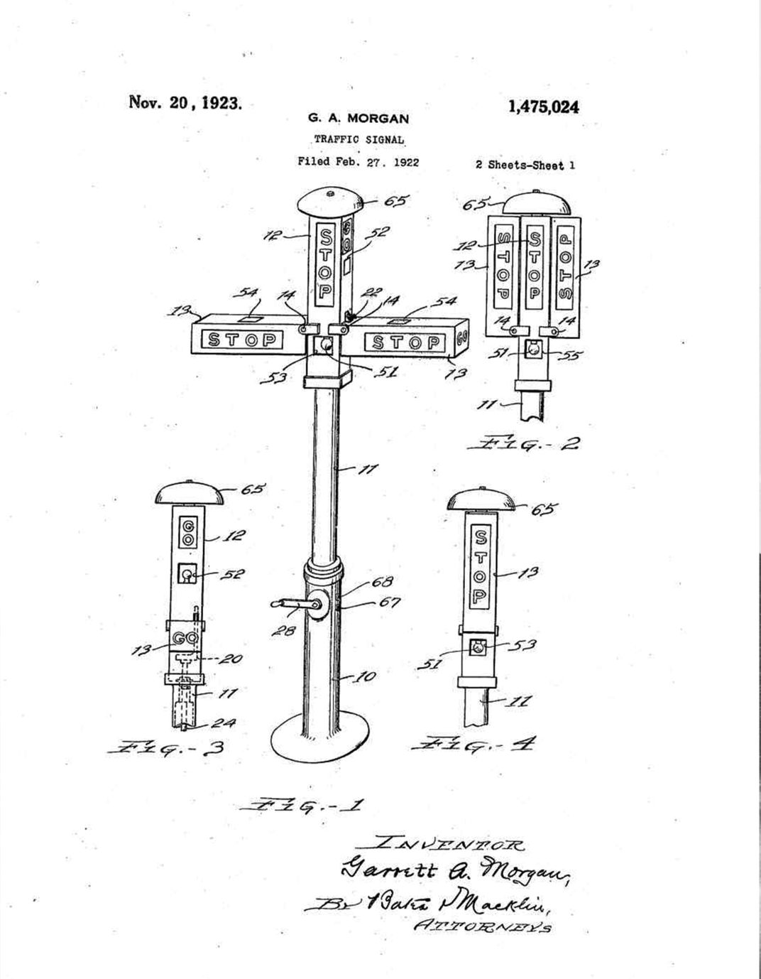 Traffic light patent