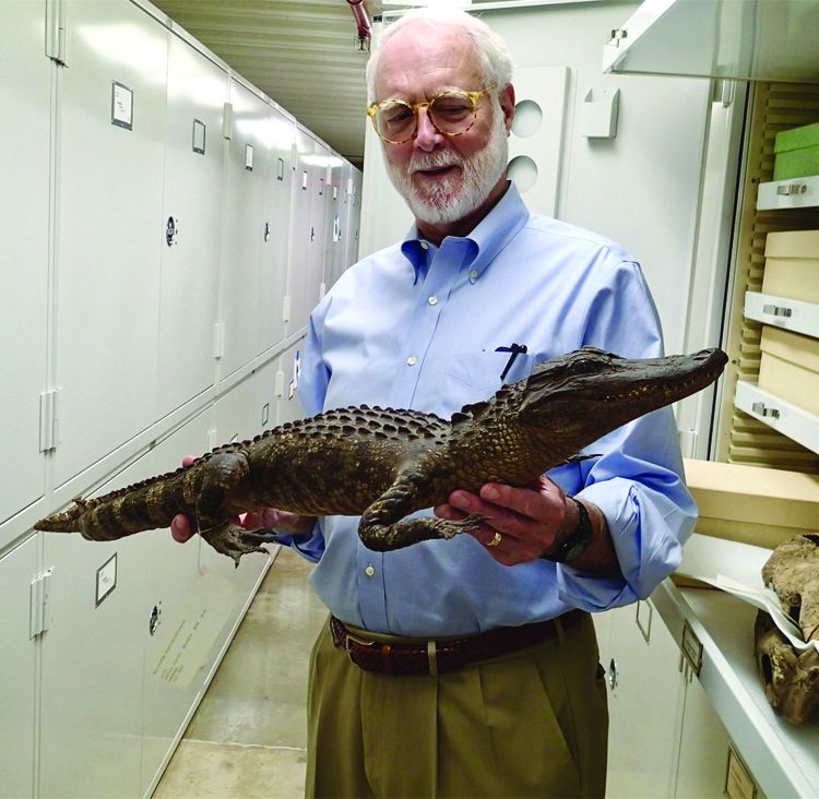 Former Smithsonian Secretary G. Wayne Clough holds 