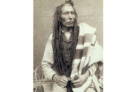 Pîhtokahanapiwiyin, better known as Chief Poundmaker