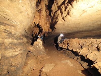Researchers studying stalagmite formations in the Wabash Valley fault system have found that stalagmites can yield clues to the timing of ancient earthquakes.