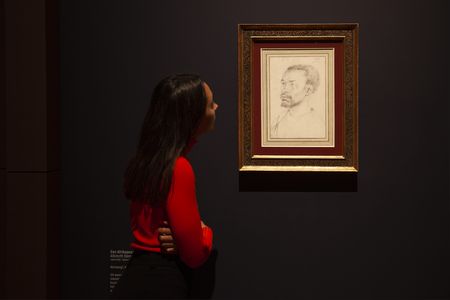 "Remember Me," now on view at the Rijksmuseum in Amsterdam, unites more than 100 European Renaissance portraits. Pictured here is Albrecht D&uuml;rer's 1508 chalk sketch of an unidentified African man.