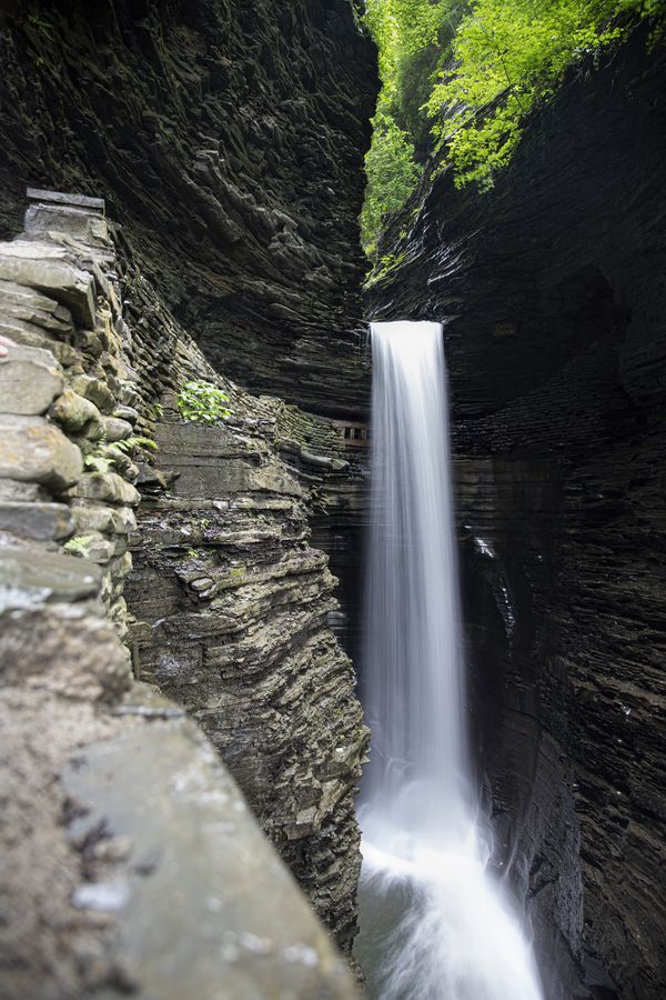 Waterfall at Watkins Glen State Park thumbnail