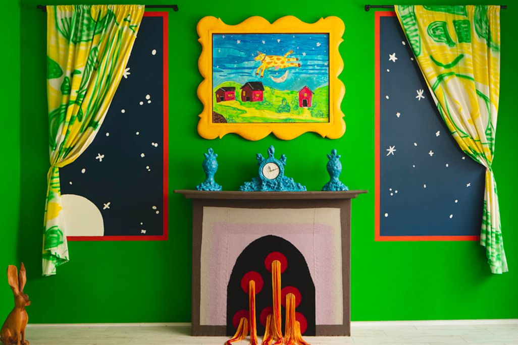 Installation view of "Goodnight House" exhibition