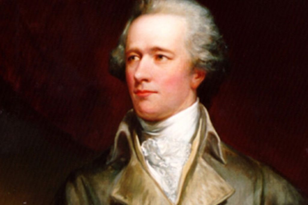 Alexander Hamilton, painted by John Trumbull, c. 1806