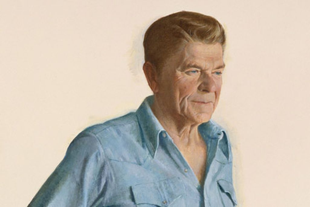 Ronald Reagan, by Aaron Shikler