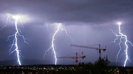 Nasty weather over Oslo, Norway