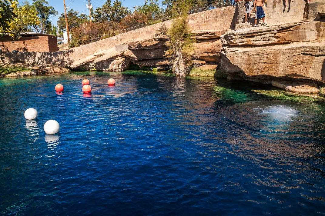 Blue Hole Swimming Hole, New Mexico