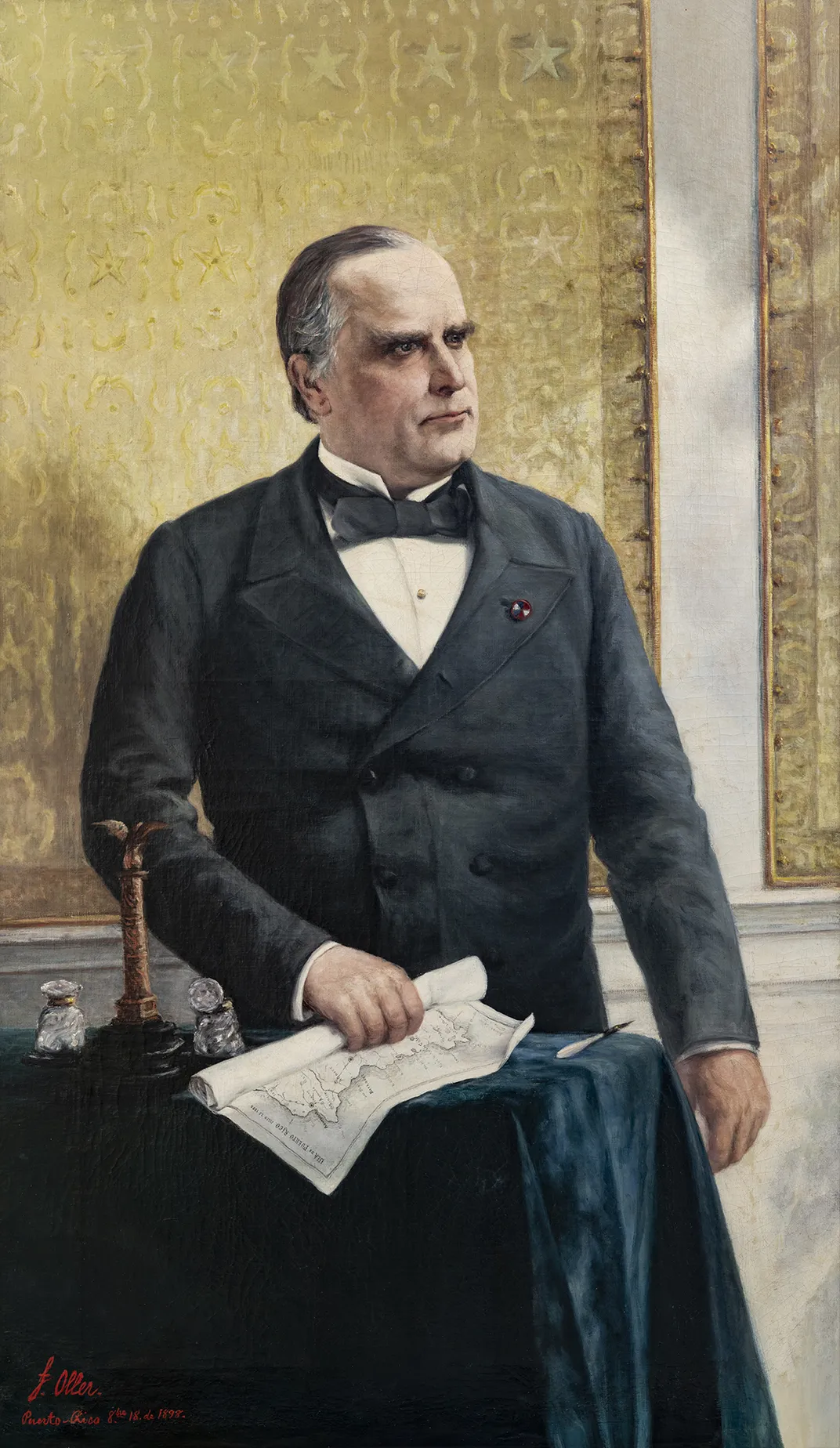 President William McKinley by Francisco Oller